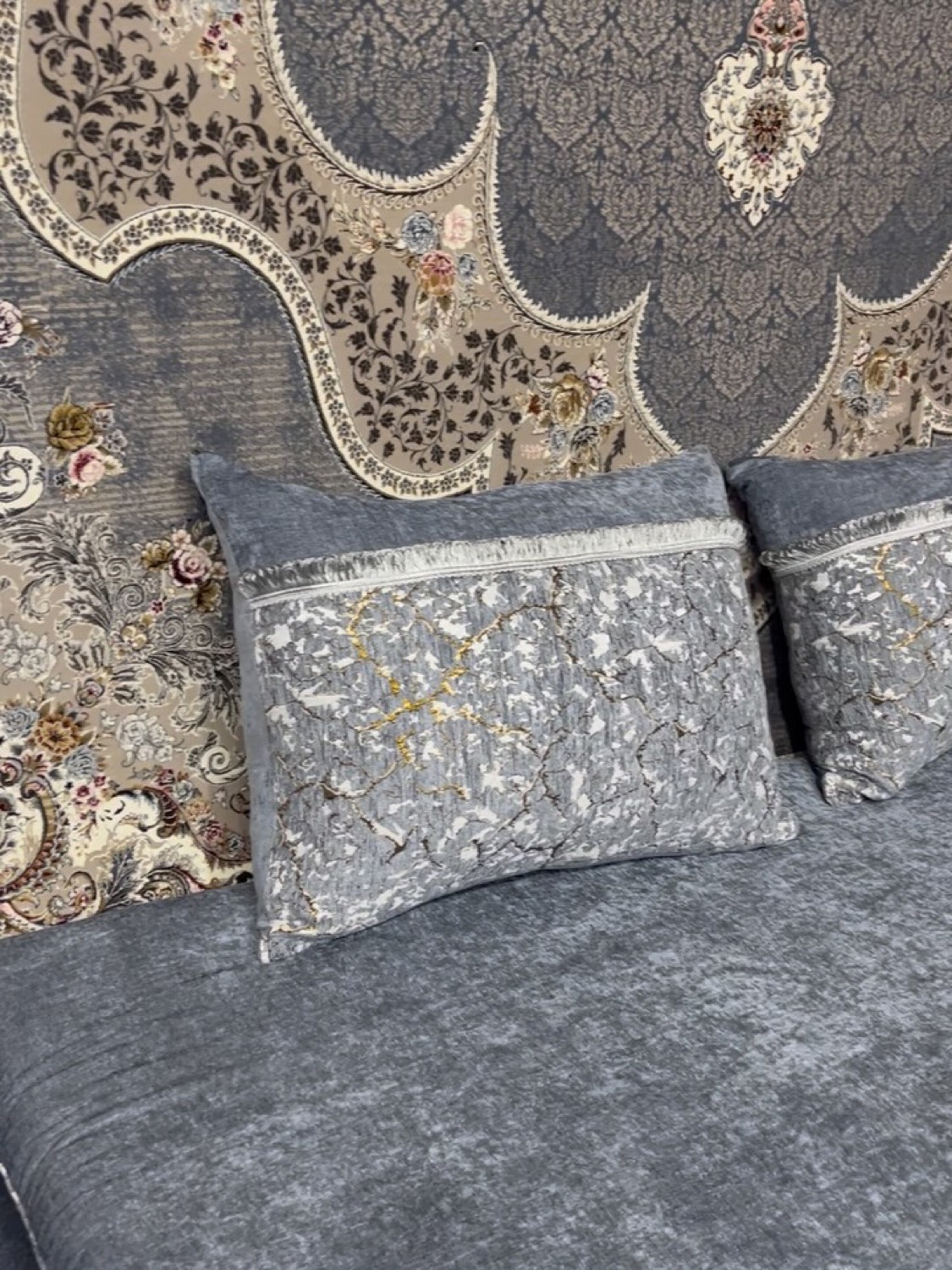 Persian rug in rich traditional colours