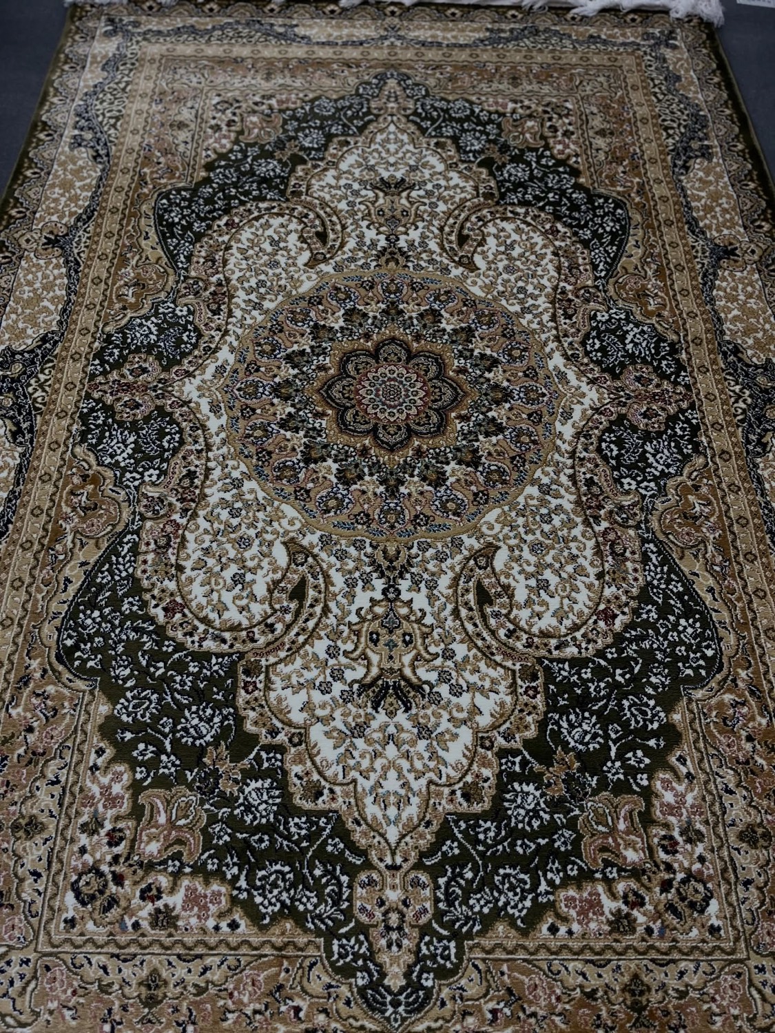 Turkish transitional rug detail